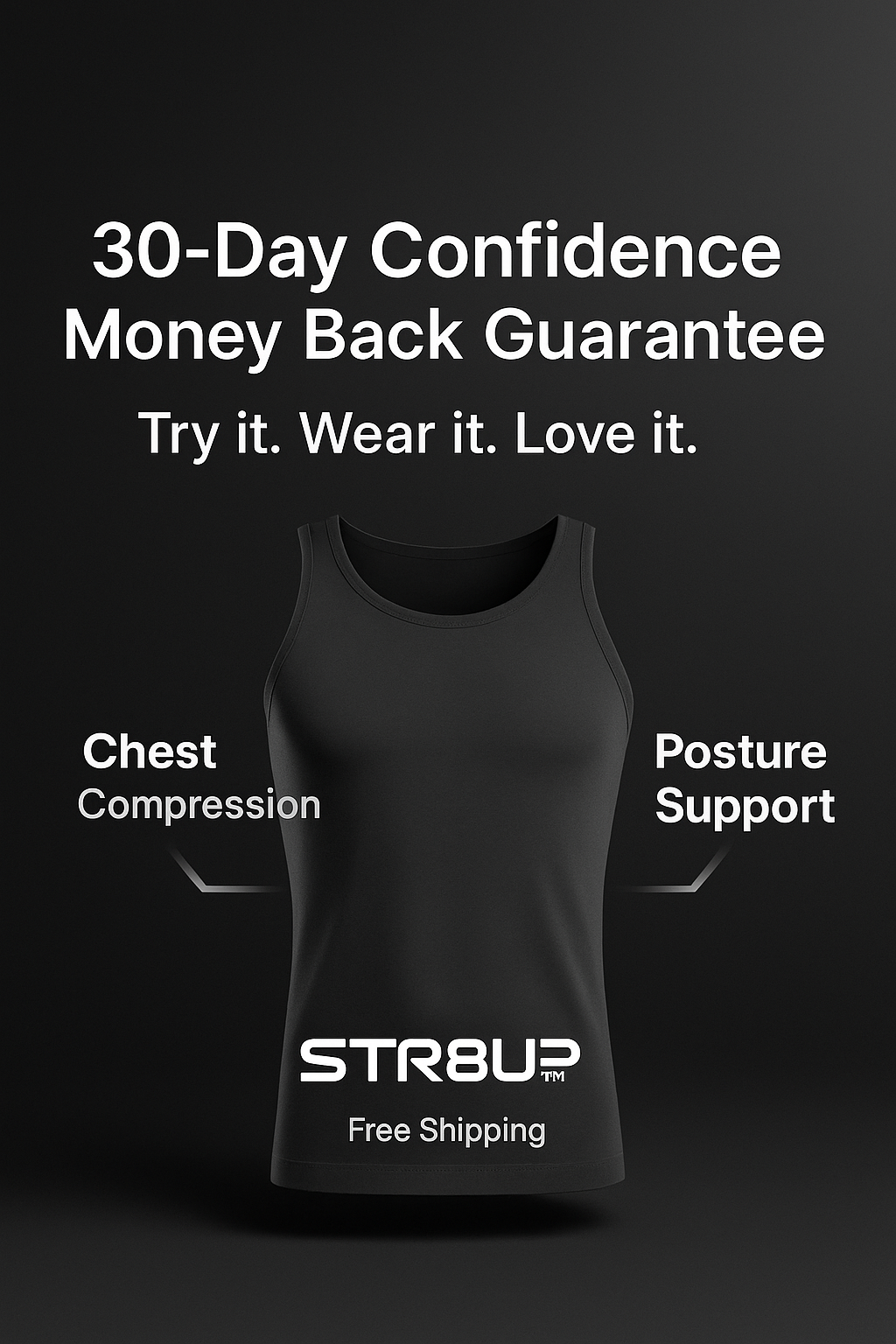 STR8UP™ Compression Vest — Redefine Your Shape. - STR8UP shapewear