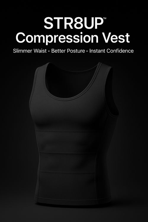 STR8UP™ Compression Vest — Redefine Your Shape. - STR8UP shapewear